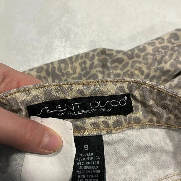 Celebrity Pink💰2 FOR $10💰/ Silent disco🪩/🐆 Skinny jeans/ Size US 9 - Picture 9 of 12